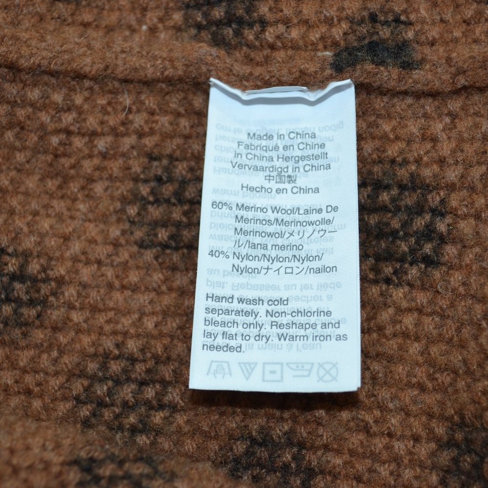 Madewell Leopard Dot Cardigan Sweater Small - Picture 8 of 9